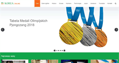 Desktop Screenshot of korea-online.pl